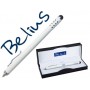BOLIGRAFO BELIUS TIRANA CON PUNTERO PARA PANTALLAS TACTILES BLANCO EN ESTUCHE