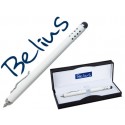 BOLIGRAFO BELIUS TIRANA CON PUNTERO PARA PANTALLAS TACTILES BLANCO EN ESTUCHE