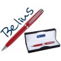 BOLIGRAFO BELIUS VILNA ROJO EN ESTUCHE