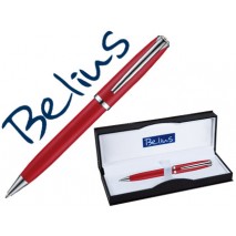 BOLIGRAFO BELIUS VILNA ROJO EN ESTUCHE