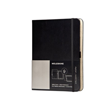FUNDA MOLESKINE PARA IPAD AIR COLOR NEGRA