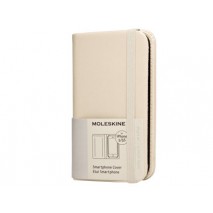 FUNDA MOLESKINE PARA IPHONE 5/5S COLOR BEIGE