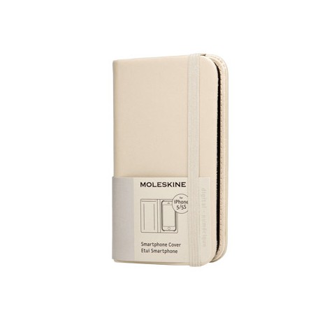FUNDA MOLESKINE PARA IPHONE 5/5S COLOR BEIGE