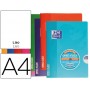 LIBRETA ESCOLAR OXFORD TAPA FLEXIBLE OPTIK PAPER OPENFLEX 48 HOJAS 90 GR DIN A4 LISO COLORES SURTIDO
