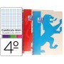 BLOC ESPIRAL OXFORD TAPA PLASTICO POWERFUL OPTIK PAPER CUARTO 80 HOJAS 90 GR CUADRO 4 MM COLORES SUR