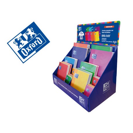 LIBRETA ESCOLAR OXFORD TAPA POLIPROPILENO OPTIK PAPER OPENFLEX 48 HOJAS 90 GR DIN A4/DIN A5/90 X 140
