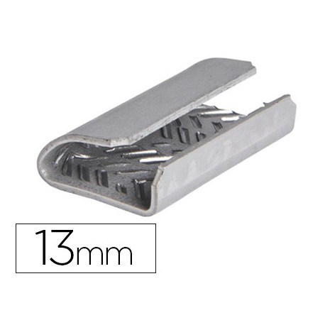 GRAPA VELTKAMP PARA FLEJE DE ANCHO 13 MM CAJA DE 1000 UNIDADES