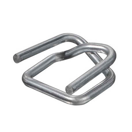 HEBILLA DE ACERO GALVANIZADO VELTKAMP PARA FLEJE DE 13 MM CAJA DE 1000 UNIDADES