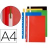CARPETA DOSSIER MULTITALADROS CON FASTENER PVC Q-CONNECT DIN A4 COLORES SURTIDOS BOLSA DE 10