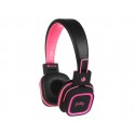 AURICULAR NGS ARTICA JELLY CON MICROFONO BLUETOOTH RANURA TARJETA SD ROSA