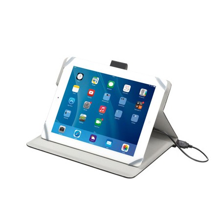 FUNDA + CARGADOR NGS PARA TABLET 9/10" COLOR NEGRO