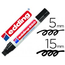 ROTULADOR EDDING MARCADOR PERMANENTE 850 NEGRO PUNTA BISELADA 16 MM