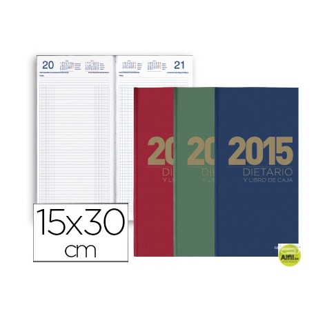 DIETARIO LIDERPAPEL 2015 DOS TERCIOS 15X30,5CM