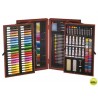 ESTUCHE DE PINTURA STETRO MADERA 178 PIEZAS MALETIN DELUXE
