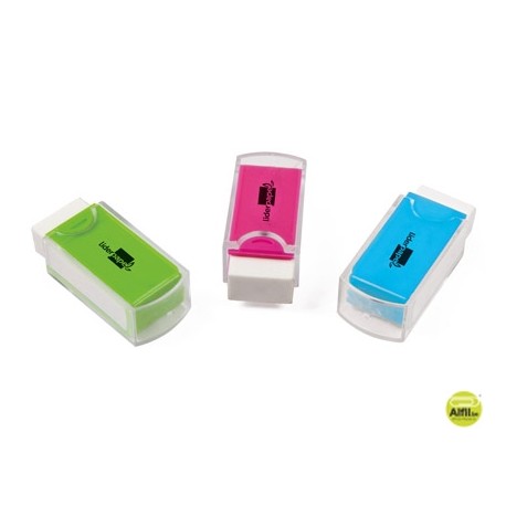 GOMA LIDERPAPEL POCKET CON PROTECTOR PLASTICO