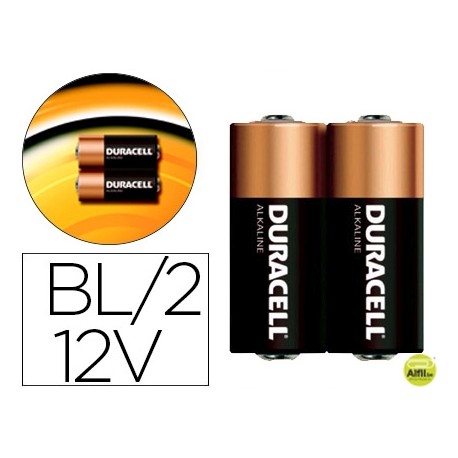 PILA DURACELL ALCALINA SECURITY PARA MANDO 12V BLISTER 2 UNIDADES