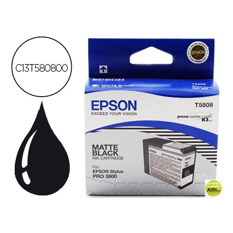 INK-JET EPSON STYLUS PRO/3800 T5808 NEGRO