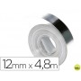 CINTA DYMO ALUMINIO 12MM X 4,8MT SIN ADHESIVO PARA ROTULADORA