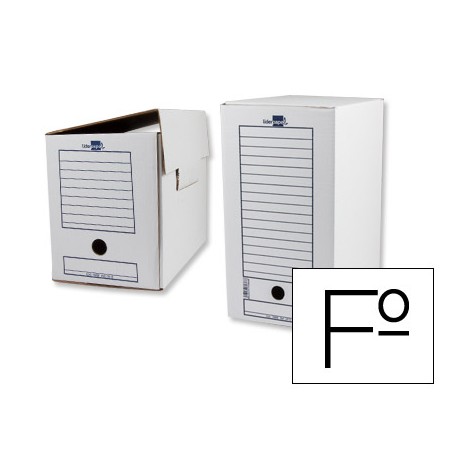 CAJA DE ARCHIVO DEFINITIVO LIDERPAPEL 367X251X200 MM