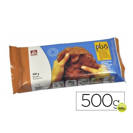 ARCILLA SIO-2 PLUS QUE ENDURECE AL AIRE TERRACOTA PAQUETE DE 500 GR