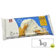 ARCILLA SIO-2 PLUS QUE ENDURECE AL AIRE BLANCO PAQUETE DE 1 KG