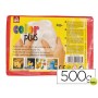 ARCILLA SIO-2 COLORPLUS QUE ENDURECE AL AIRE ROJO PAQUETE DE 500 GR