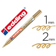 ROTULADOR EDDING PUNTA FIBRA 751 ORO PUNTA REDONDA 1,5 MM