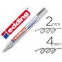 ROTULADOR EDDING PUNTA FIBRA 750 PLATA PUNTA REDONDA 3,5 MM