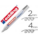 ROTULADOR EDDING PUNTA FIBRA 750 PLATA PUNTA REDONDA 3,5 MM
