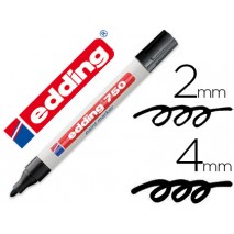 ROTULADOR EDDING PUNTA FIBRA 750 NEGRO PUNTA REDONDA 3,5 MM
