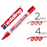 ROTULADOR EDDING PUNTA FIBRA 750 ROJO PUNTA REDONDA 3,5 MM
