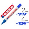 ROTULADOR EDDING PUNTA FIBRA 750 AZUL PUNTA REDONDA 3,5 MM