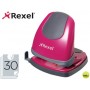 TALADRADOR REXEL EASY TOUCH COLOR ROSA CAPACIDAD 30 HOJAS