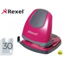 TALADRADOR REXEL EASY TOUCH COLOR ROSA CAPACIDAD 30 HOJAS