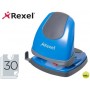 TALADRADOR REXEL EASY TOUCH COLOR AZUL CAPACIDAD 30 HOJAS
