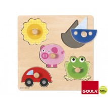 PUZZLE DISET 5 PIEZAS DE 19 CM