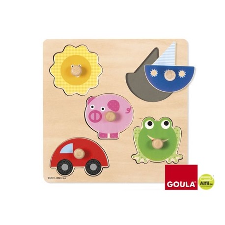 PUZZLE DISET 5 PIEZAS DE 19 CM