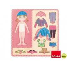 PUZZLE DISET 10 PIEZAS VESTIR NIÑA