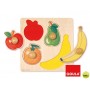PUZZLE DISET 4 PIEZAS FRUTAS
