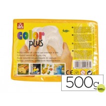 ARCILLA SIO-2 COLORPLUS QUE ENDURECE AL AIRE AMARILLO PAQUETE DE 500 GR