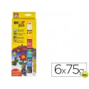 ARCILLA SIO-2 COLORPLUS QUE ENDURECE AL AIRE PAQUETE DE 6 COLORES SURTIDOS 75 GR