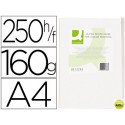PAPEL FOTOCOPIADORA Q-CONNECT ULTRA WHITE DIN A4 160 GRAMOS PAQUETE DE 250 HOJAS