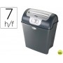 DESTRUCTORA DE DOCUMENTOS REXEL V60 CAPACIDAD DE CORTE 7 HOJAS DESTRUYE GRAPAS Y CLIPS