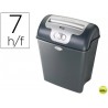 DESTRUCTORA DE DOCUMENTOS REXEL V60 CAPACIDAD DE CORTE 7 HOJAS DESTRUYE GRAPAS Y CLIPS