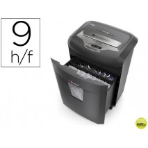 DESTRUCTORA DE DOCUMENTOS REXEL REM 820 MICROCORTE CAPACIDAD DE CORTE 9 HOJAS DESTRUYE GRAPAS Y CLIP