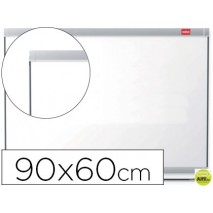 PIZARRA BLANCA NOBO PRESTIGE MAGNETICA LACADA MARCO ALUMINIO 900X600 MM
