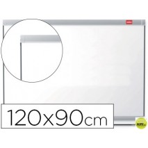 PIZARRA BLANCA NOBO PRESTIGE MAGNETICA LACADA MARCO ALUMINIO 1200X900 MM