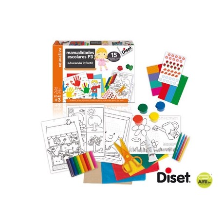 JUEGO DISET DIDACTICO MANUALIDADES ESPECIALMENTE PENSADA PARA NIÑOS DE 3 AÑOS