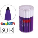 ROTULADOR CARIOCA JUMBO C-30 VIOLETA PUNTA GRUESA -BOTE DE 30 UNIDADES
