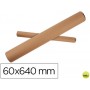 TUBO DE CARTON Q-CONNECT PORTADOCUMENTOS TAPA PLASTICO 60X640 MM